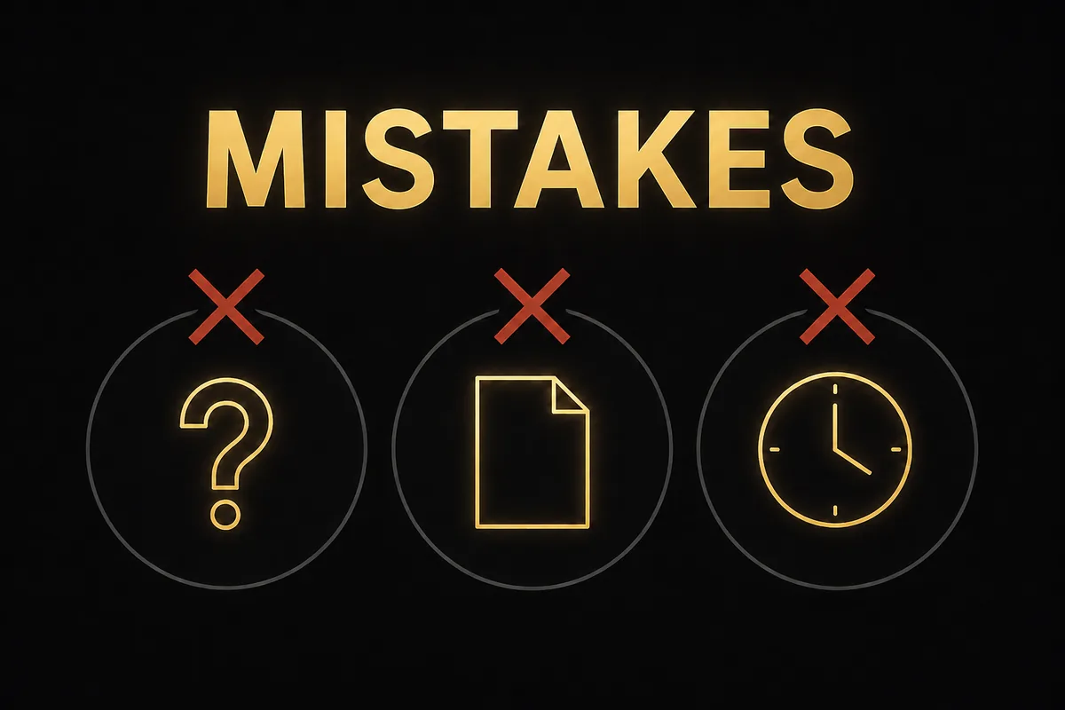The three most common mistakes when writing prompts
