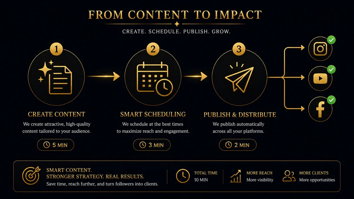 From content to results: the path from creation to automatic publishing