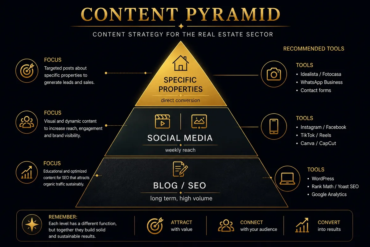 Content marketing real estate agencies