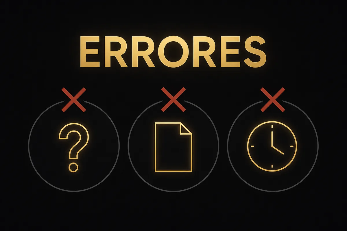 Los tres errores más comunes al escribir prompts