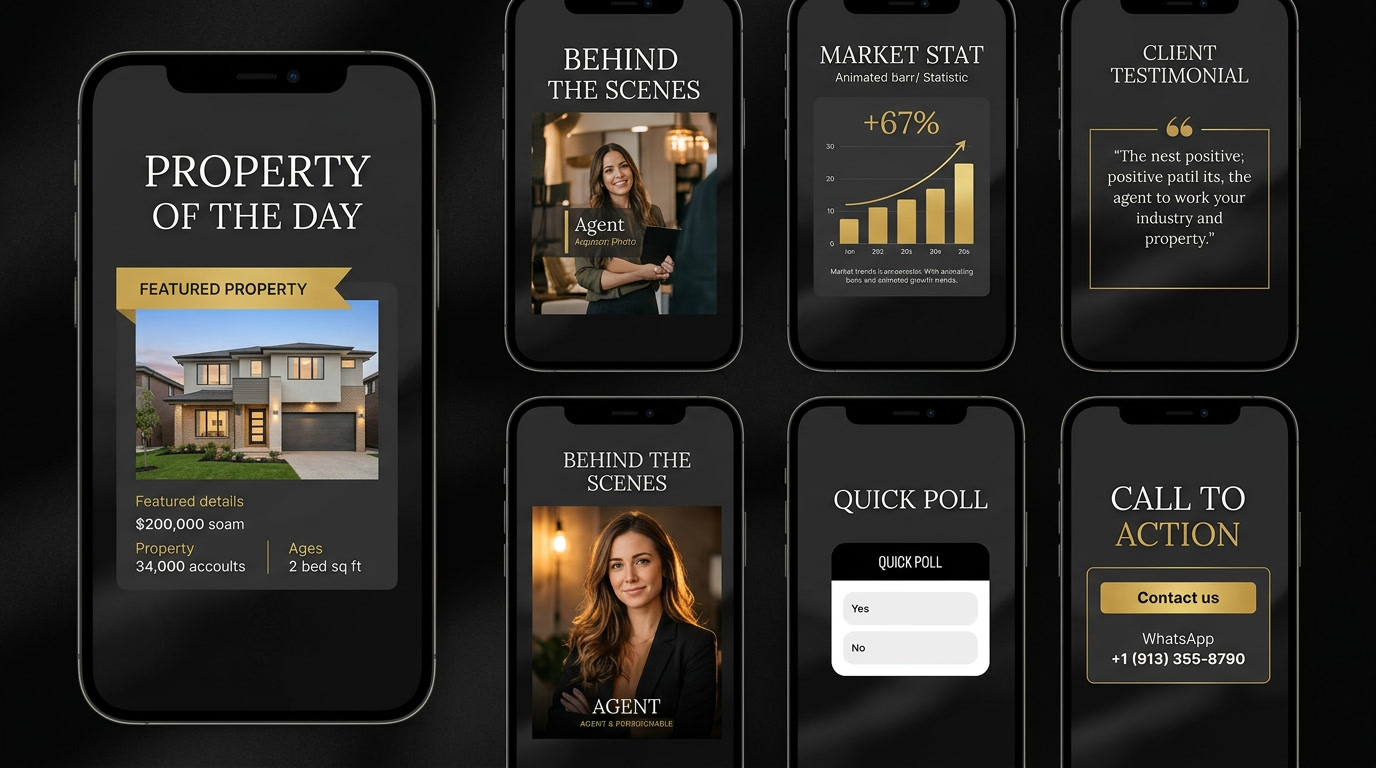Stories for real estate agencies: 15 ideas that convert