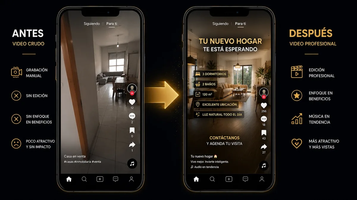 TikTok para agentes inmobiliarios en España