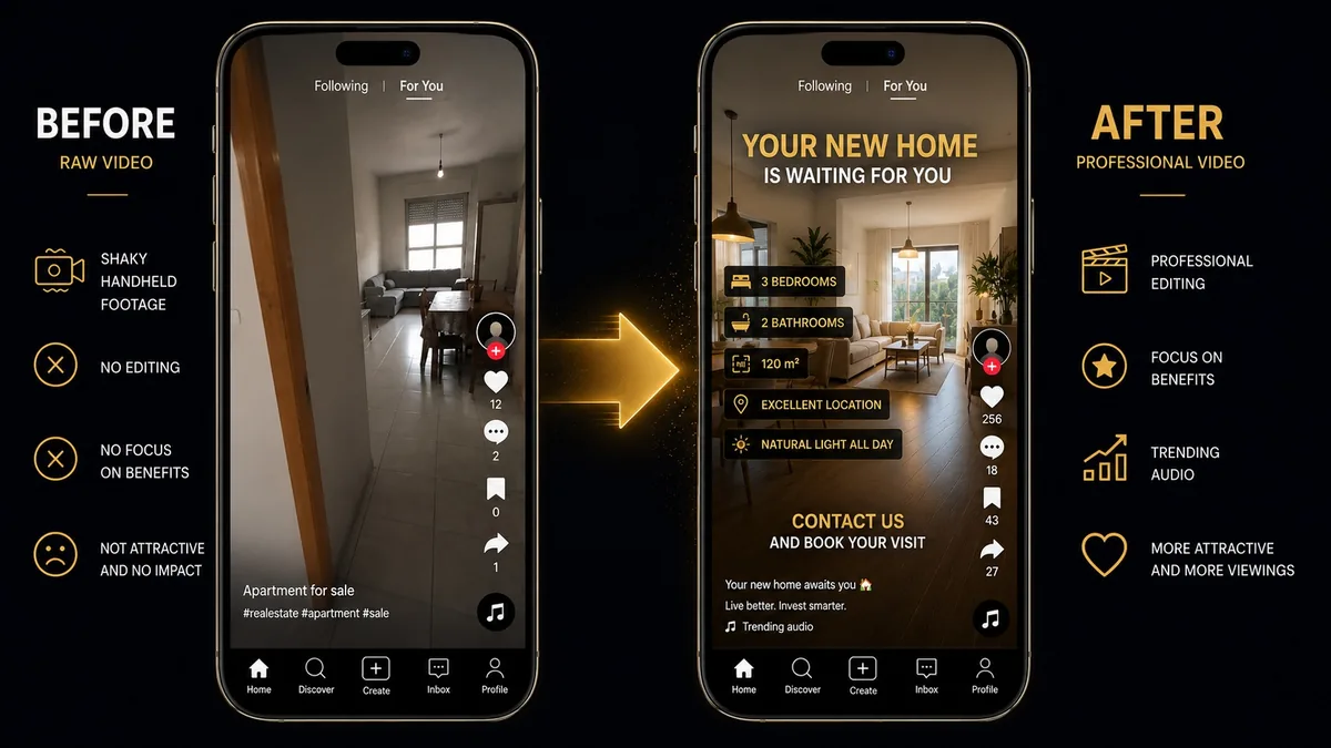 TikTok for real estate agents in Spain